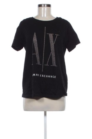 Дамска тениска Armani Exchange, Размер L, Цвят Черен, Цена 35,27 €