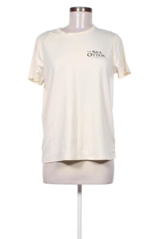 Damen T-Shirt By the sea, Größe M, Farbe Ecru, Preis € 9,00