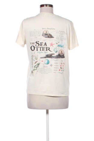 Damen T-Shirt By the sea, Größe M, Farbe Ecru, Preis € 9,00