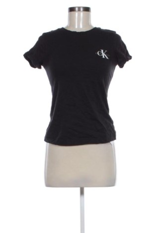Damen T-Shirt Calvin Klein Jeans, Größe S, Farbe Schwarz, Preis 17,99 €