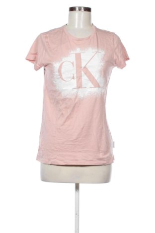 Γυναικείο t-shirt Calvin Klein Jeans, Μέγεθος M, Χρώμα Ρόζ , Τιμή 20,99 €