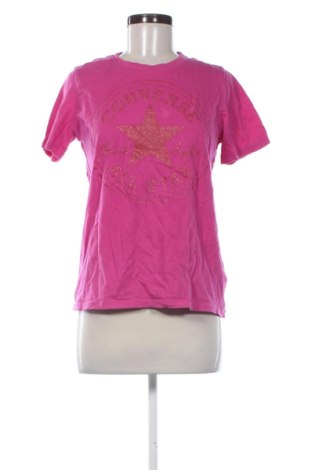 Damen T-Shirt Converse, Größe M, Farbe Rosa, Preis 17,99 €