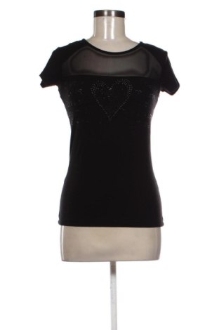 Damen T-Shirt Crazy Daisy, Größe M, Farbe Schwarz, Preis 9,00 €