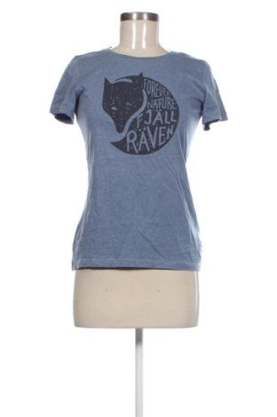 Damen T-Shirt Fjallraven, Größe S, Farbe Blau, Preis 22,99 €