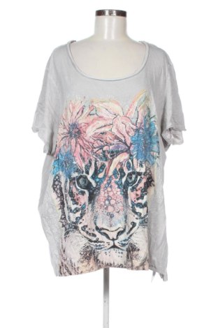Damen T-Shirt Gina Benotti, Größe 5XL, Farbe Grau, Preis 8,99 €