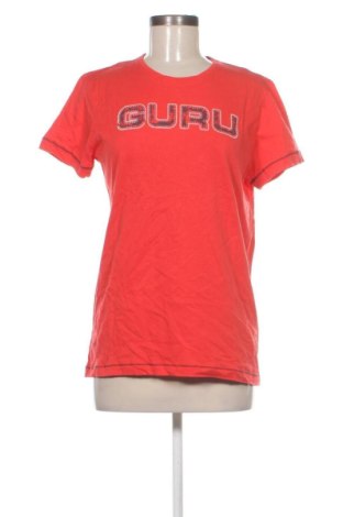 Damen T-Shirt Guru, Größe M, Farbe Rot, Preis 11,99 €