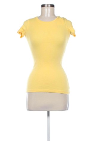 Damski T-shirt H&M L.O.G.G., Rozmiar XS, Kolor Żółty, Cena 45,99 zł