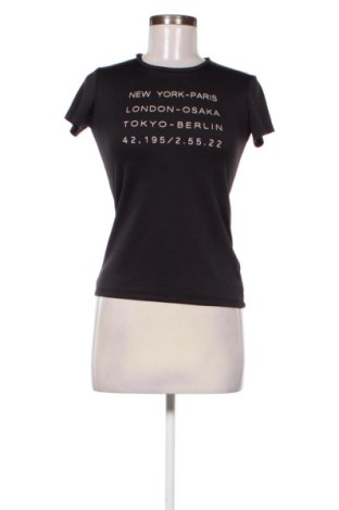 Дамска тениска H&M Sport, Размер XS, Цвят Черен, Цена 7,00 €