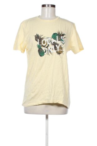 Γυναικείο t-shirt Jack & Jones, Μέγεθος L, Χρώμα Κίτρινο, Τιμή 9,99 €