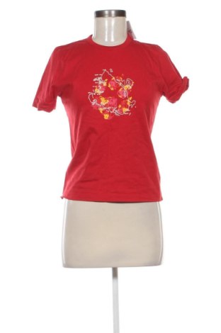 Damen T-Shirt Jack Wolfskin, Größe M, Farbe Rot, Preis 17,99 €