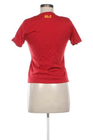 Damen T-Shirt Jack Wolfskin, Größe M, Farbe Rot, Preis 17,99 €