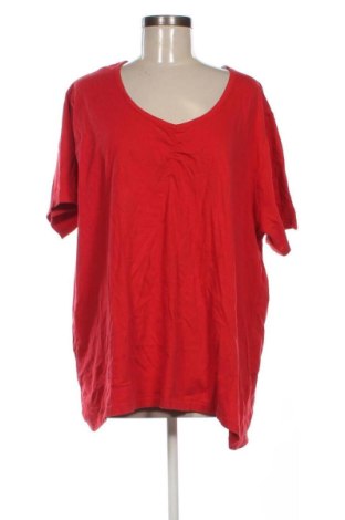Γυναικείο t-shirt Janina, Μέγεθος 3XL, Χρώμα Κόκκινο, Τιμή 7,99 €