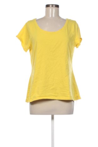 Γυναικείο t-shirt Janina, Μέγεθος XL, Χρώμα Κίτρινο, Τιμή 10,99 €