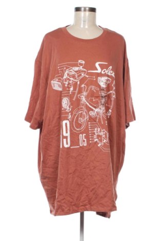 Damen T-Shirt Kiabi, Größe 5XL, Farbe Braun, Preis 11,99 €