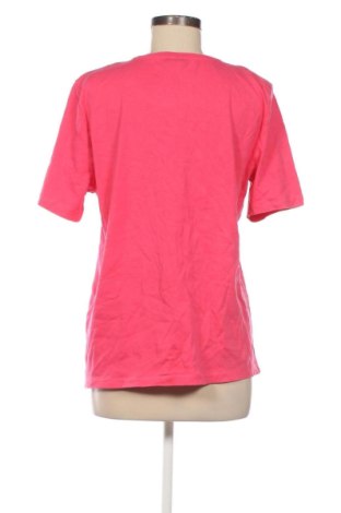 Damski T-shirt Laura Torelli, Rozmiar XL, Kolor Różowy, Cena 45,99 zł