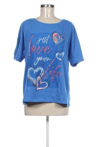 Дамска тениска Laura Torelli, Размер L, Цвят Син, Цена 9,20 €