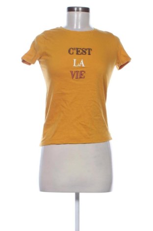 Γυναικείο t-shirt Pimkie, Μέγεθος S, Χρώμα Κίτρινο, Τιμή 10,99 €