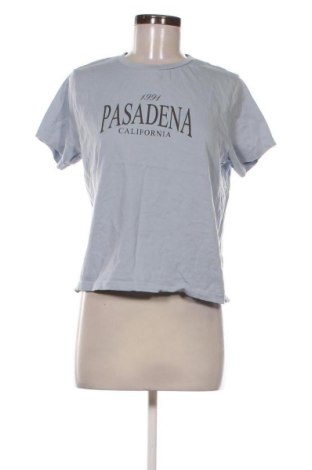 Дамска тениска Pull&Bear, Размер L, Цвят Син, Цена 9,00 €