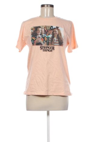 Дамска тениска Pull&Bear, Размер S, Цвят Бежов, Цена 9,20 €