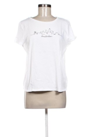 Damski T-shirt Review, Rozmiar XL, Kolor Biały, Cena 48,23 zł