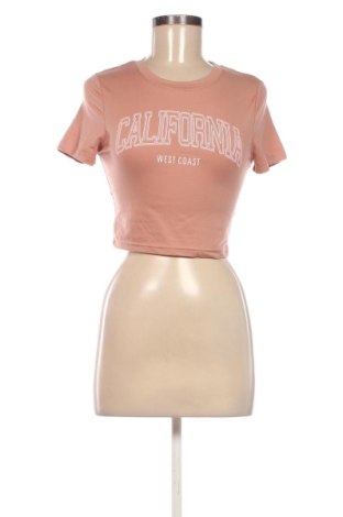 Дамска тениска SHEIN, Размер S, Цвят Кафяв, Цена 9,20 €