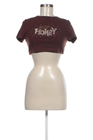 Γυναικείο t-shirt SHEIN, Μέγεθος M, Χρώμα Καφέ, Τιμή 10,99 €