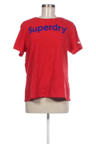 Γυναικείο t-shirt Superdry, Μέγεθος XL, Χρώμα Κόκκινο, Τιμή 11,99 €
