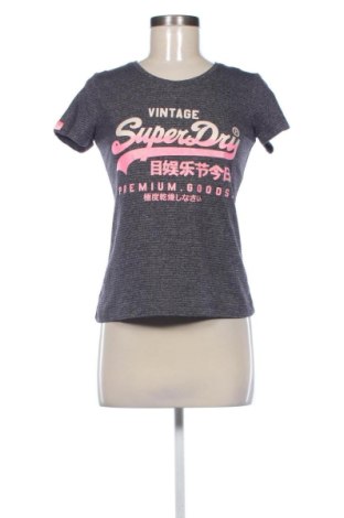 Damen T-Shirt Superdry, Größe S, Farbe Grau, Preis € 9,21