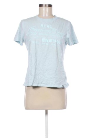 Damen T-Shirt Superdry, Größe M, Farbe Blau, Preis 9,00 €