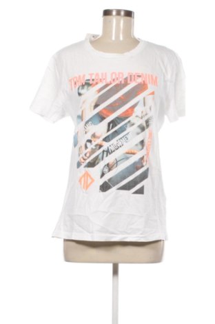 Damen T-Shirt Tom Tailor, Größe M, Farbe Weiß, Preis € 9,00