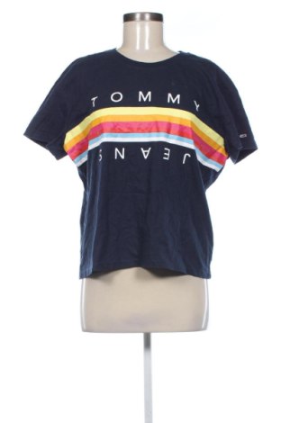 Damen T-Shirt Tommy Jeans, Größe L, Farbe Blau, Preis € 22,99
