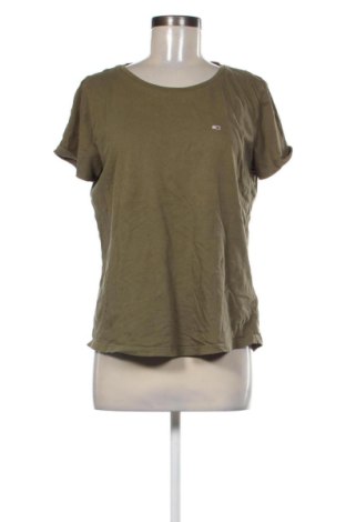 Дамска тениска Tommy Jeans, Размер XL, Цвят Зелен, Цена 17,89 €