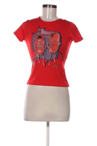 Γυναικείο t-shirt Unbranded, Μέγεθος XXS, Χρώμα Κόκκινο, Τιμή 8,99 €