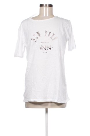 Γυναικείο t-shirt Yaya, Μέγεθος M, Χρώμα Λευκό, Τιμή 16,99 €