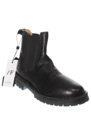 Damen Stiefeletten Selected Femme, Größe 39, Farbe Schwarz, Preis 122,99 €