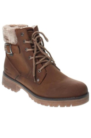 Damskie botki Tom Tailor, Rozmiar 39, Kolor Brązowy, Cena 303,99 zł