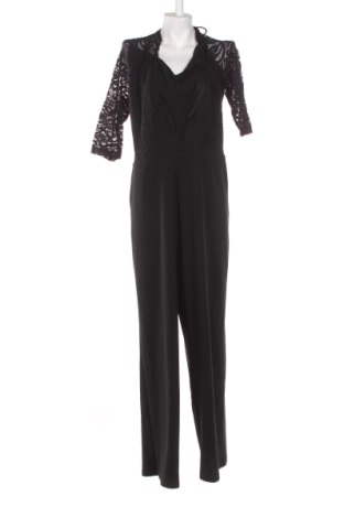 Damski długi kombinezon Ms Mode, Rozmiar 3XL, Kolor Czarny, Cena 65,99 zł