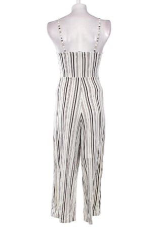 Salopetă lungă de damă Pull&Bear, Mărime S, Culoare Alb, Preț 128,00 Lei