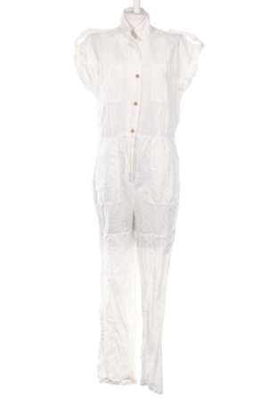 Дамски дълъг гащеризон Zara, Размер M, Цвят Бял, Цена 21,00 €