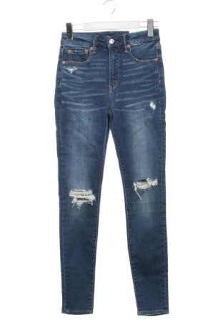 Дамски дънки American Eagle, Размер XS, Цвят Син, Цена 48,06 €