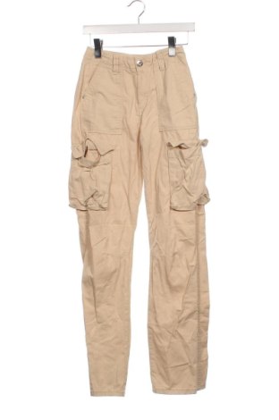 Дамски дънки Bershka, Размер XS, Цвят Бежов, Цена 15,33 €