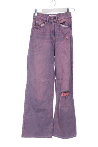 Damskie jeansy H&M, Rozmiar XXS, Kolor Fioletowy, Cena 79,15 zł