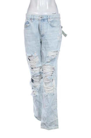 Damskie jeansy H&M, Rozmiar L, Kolor Niebieski, Cena 123,99 zł