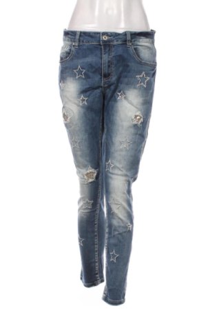 Γυναικείο Τζίν Place du Jour, Μέγεθος L, Χρώμα Μπλέ, Τιμή 17,99 €