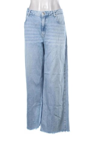 Blugi de femei Pull&Bear, Mărime XL, Culoare Albastru, Preț 78,20 Lei