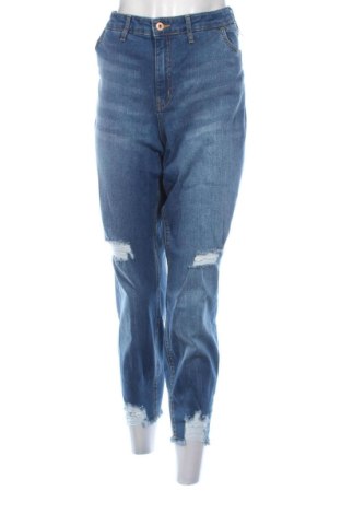 Blugi de femei Rainbow, Mărime XXL, Culoare Albastru, Preț 78,20 Lei