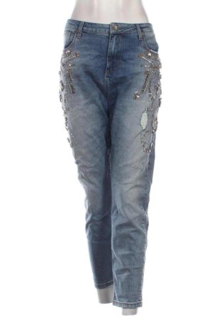 Damskie jeansy Scee by Twin-Set, Rozmiar XL, Kolor Niebieski, Cena 201,99 zł