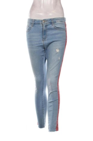 Damskie jeansy Stradivarius, Rozmiar L, Kolor Niebieski, Cena 78,99 zł
