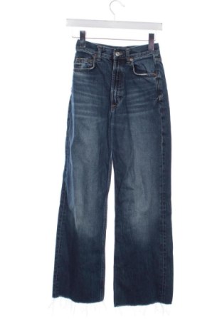 Blugi de femei Zara, Mărime XXS, Culoare Albastru, Preț 85,99 Lei