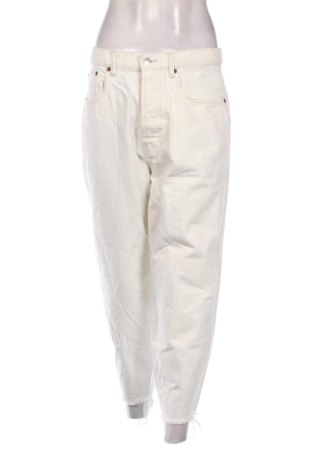 Damskie jeansy Zara, Rozmiar XL, Kolor Biały, Cena 74,01 zł